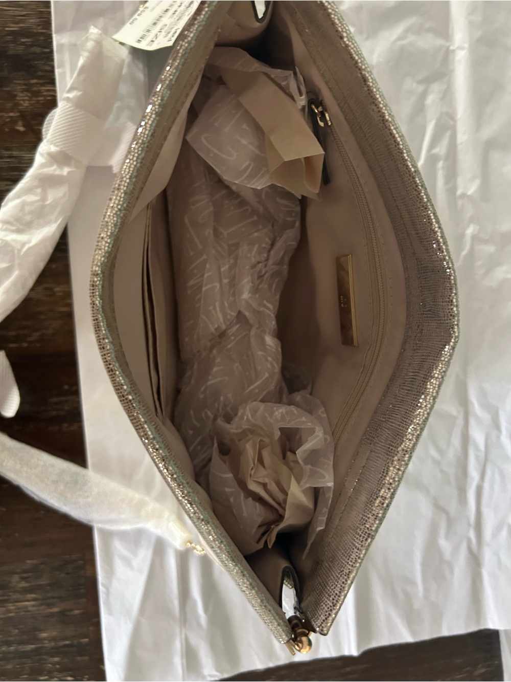 INC International Concepts clutch gold - Picture 4 of 5